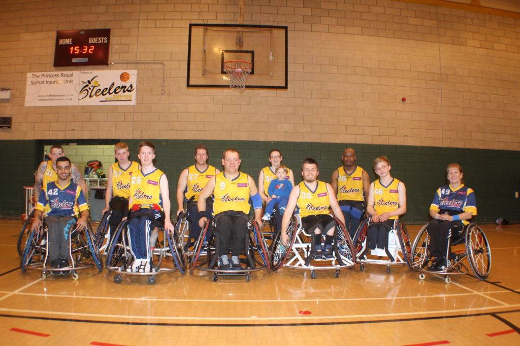 DIVISION 1 NORTH TEAM Sheffield Steelers Wheelchair Basketball Club